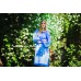 Boho Style Embroidered Midi Dress "Summer Birds" Blue